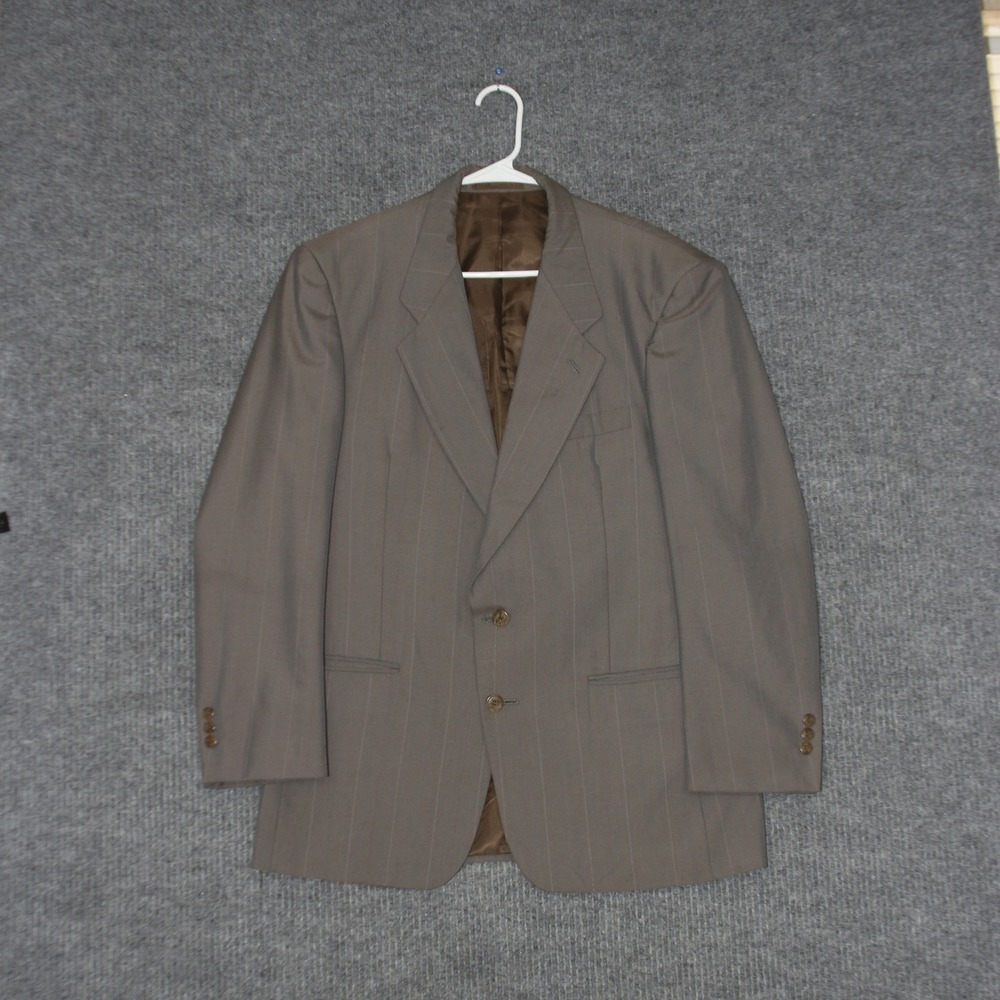 Antonio Parillo Roma New‎ York Suit Jacket Blazer Men 4R Gray Pinstripe Classic